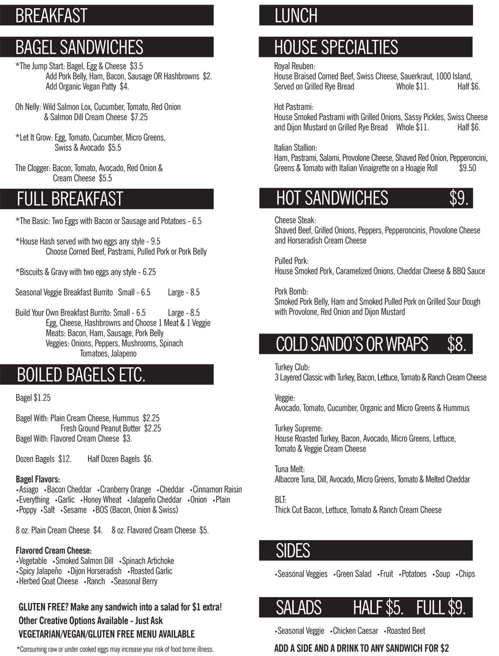 Breakfast-Lunch-Menu - Rockin' Dave's Bistro & Backstage Lounge